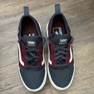 VANS Rowan Pro Stv Navy Red Blue Suede Skate Casual Shoes